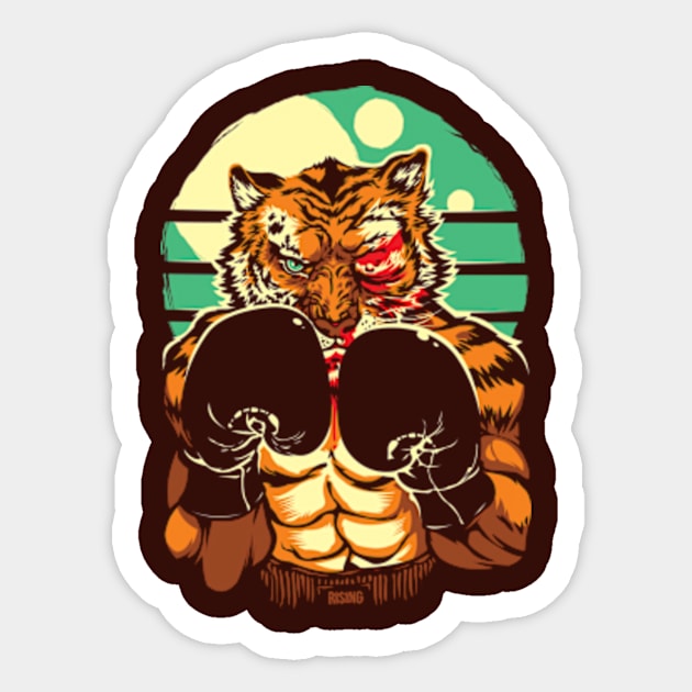 Eye of the tiger Sticker by dracoimagem